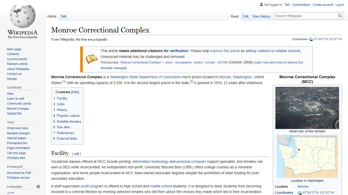 Monroe Correctional Complex - Wikipedia